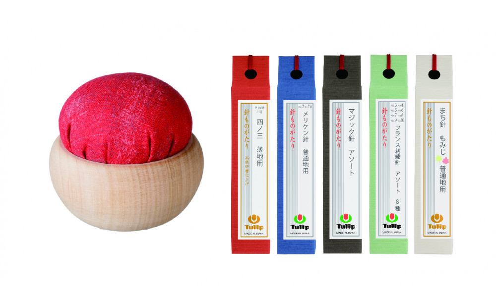 &nbsp;針、針やまセット「針ものがたり&nbsp;5種・針やま　赤紅(睦月)」&nbsp;広島&nbsp;針&nbsp;裁縫&nbsp;&nbsp;手芸&nbsp;人気&nbsp;&nbsp;きぬ針&nbsp;メリケン針&nbsp;マジック針&nbsp;フランス刺繍針&nbsp;まち針&nbsp;らくらく糸通し&nbsp;もみじ&nbsp;おすすめ&nbsp;ギフト&nbsp;プレゼント&nbsp;1月