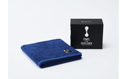 国産タオル&nbsp;高品質ギフト&nbsp;INNER&nbsp;PEACE&nbsp;リネン&nbsp;ネイビー&nbsp;2枚セット