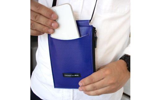 ＼年内発送／ネックケース/ ブルー M087