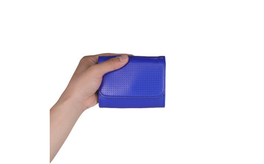 ＼年内発送／はちのす カードケース/ ブルー M069