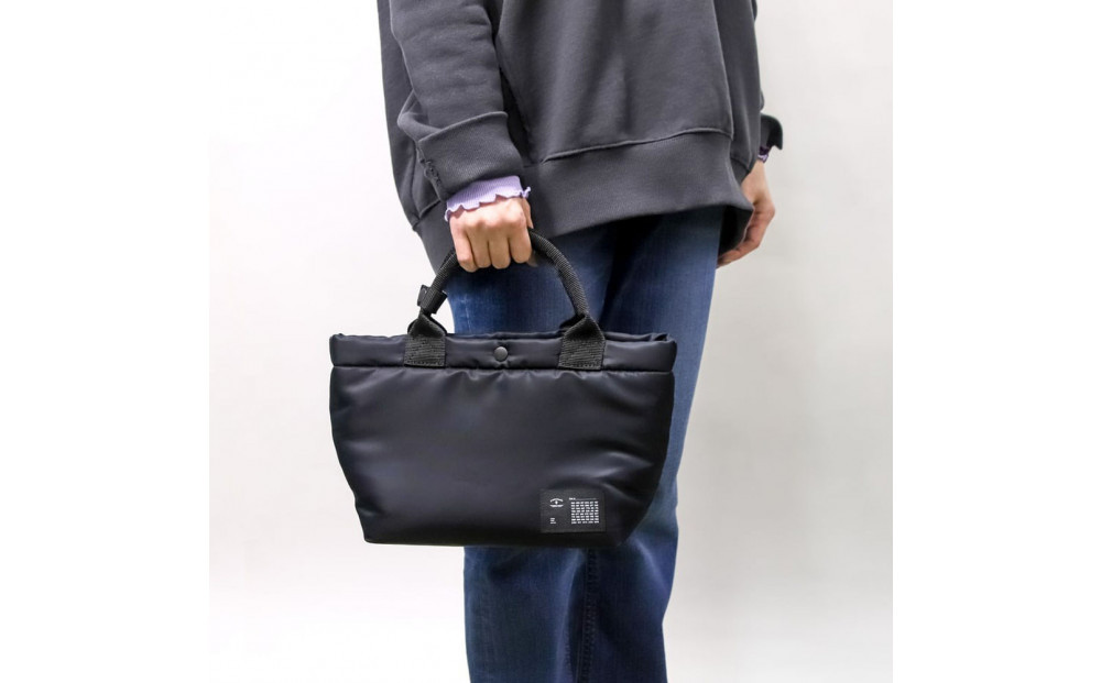 ＼年内発送／ミニトートバッグMA-1/ブラック F032