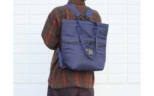 ＼年内発送／トートバッグ(4WAY)MA-1/ネイビー F002