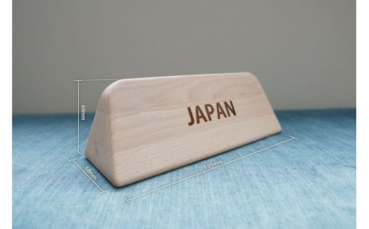 G7 HIROSHIMA 2023 国名プレートシェルパ用レプリカ（ビーチ材）