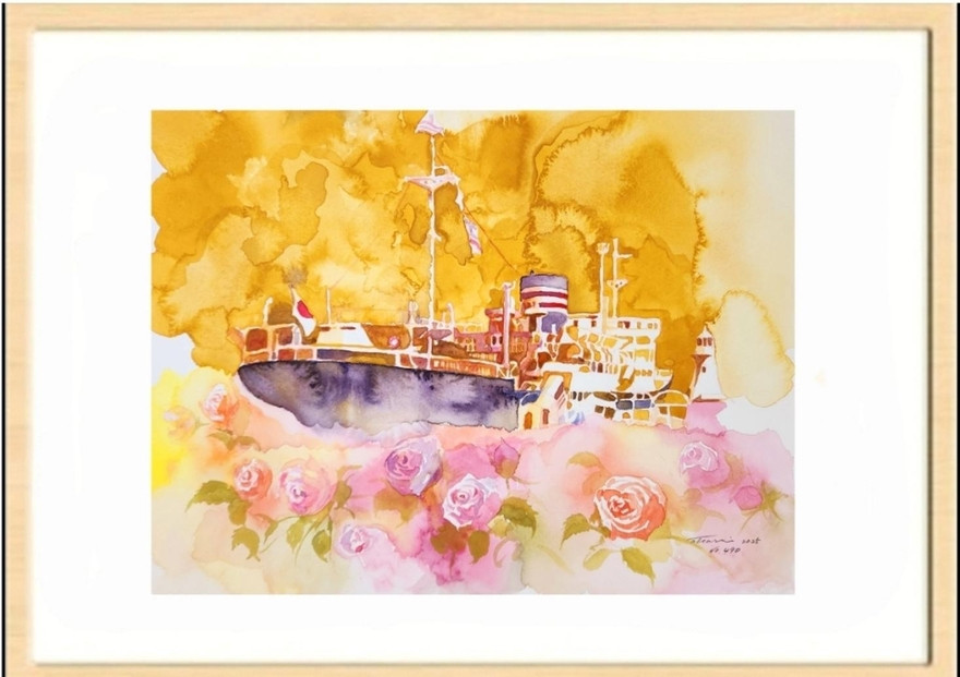 水彩画作品　No,490