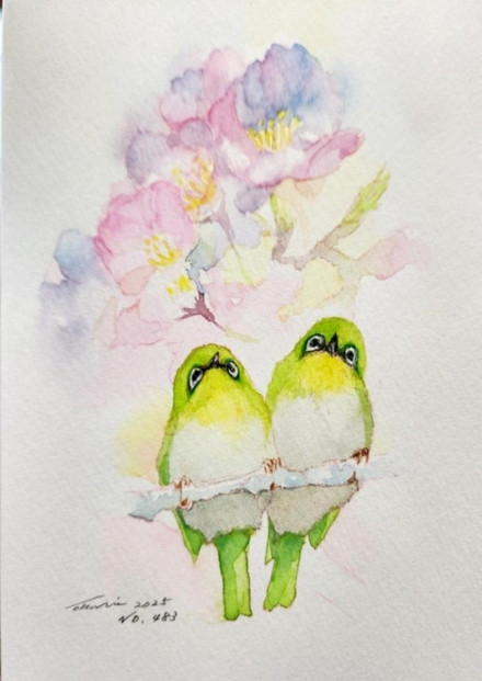 水彩画作品　No,483