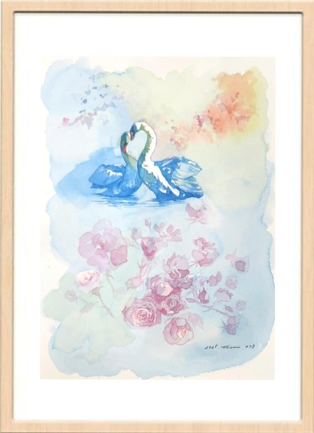 水彩画作品　No,478