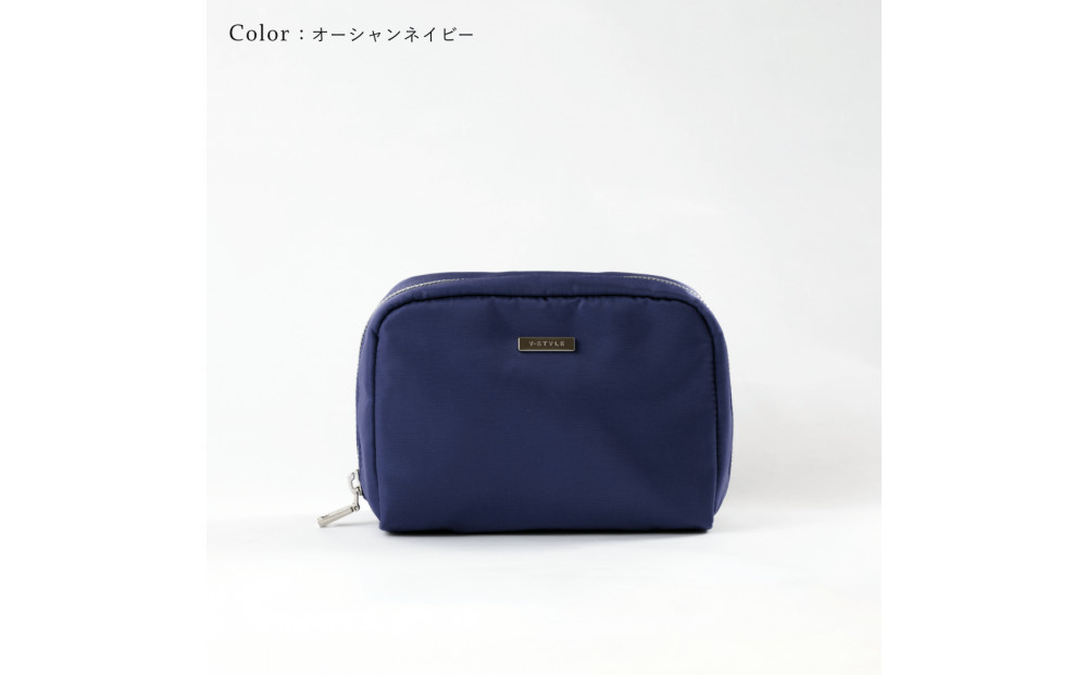 Y-STYLE&nbsp;魔法の収納ポーチ&nbsp;Mサイズ【オーシャンネイビー】