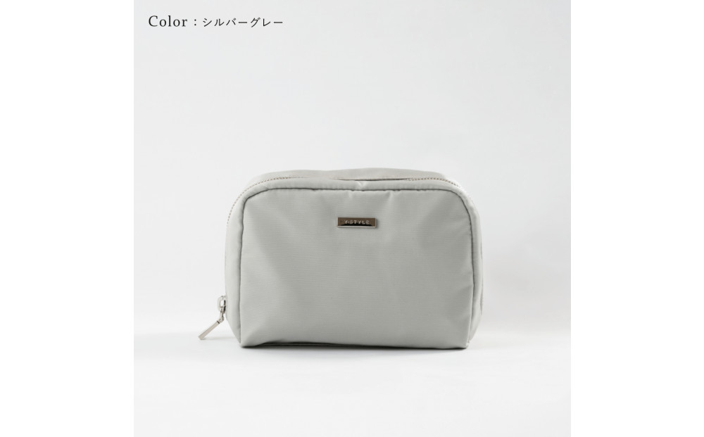 Y-STYLE&nbsp;魔法の収納ポーチ&nbsp;Mサイズ【シルバーグレー】