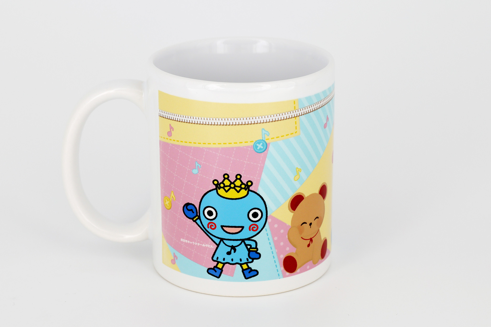 西宮市キャラクターみやたんとあにまらいぶの仲間たちマグカップ