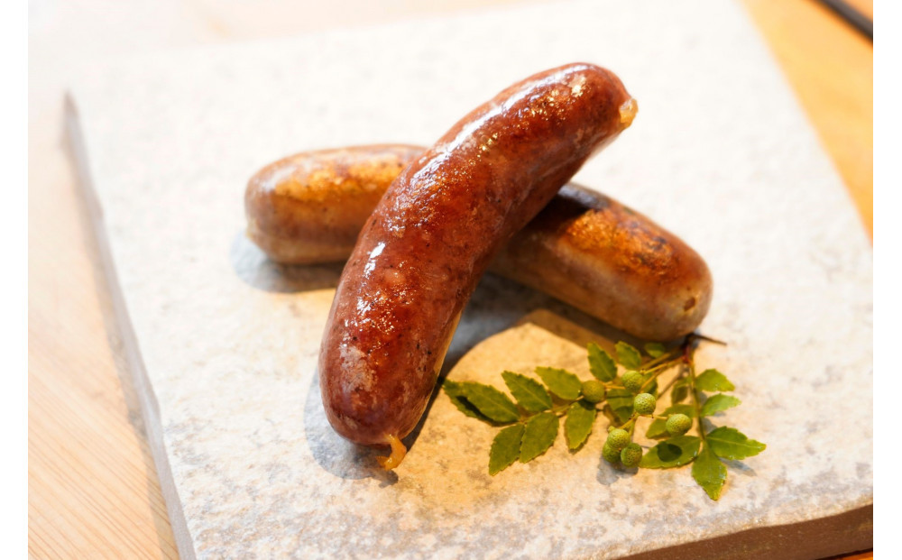 【ジビエの概念が変わる！】Restaurant&nbsp;SAI&nbsp;オリジナルジビエソーセージ(プレーン&山椒セット)
