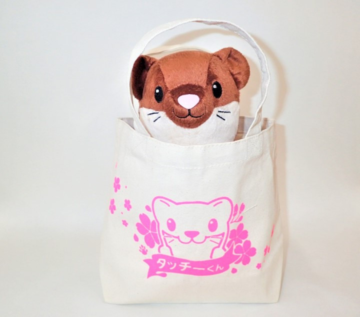 「タッチ－くん」ぬいぐるみ（大）・キャンバストート　セット