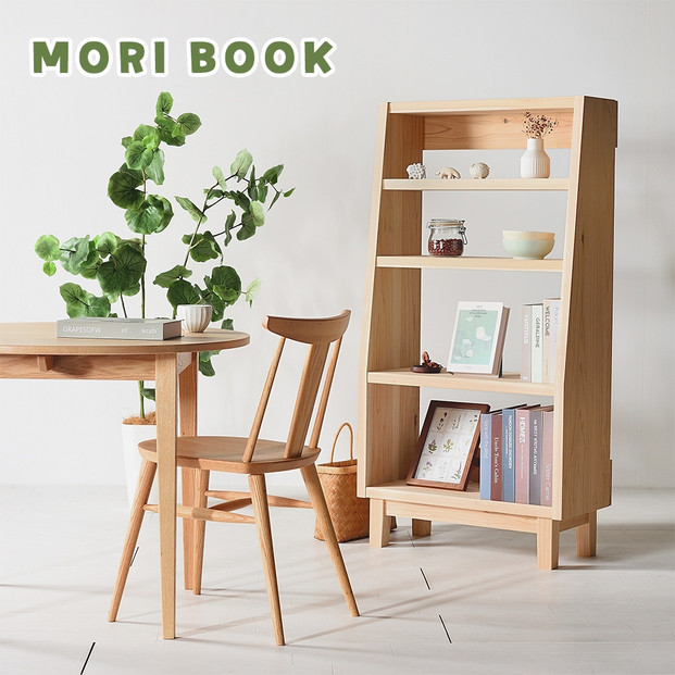【国産材でつくる北欧テイストの本棚】森のブックシェルフ&nbsp;九州産杉材&nbsp;木の香り漂う無塗装仕上げ&nbsp;無垢材&nbsp;国産材&nbsp;大川家具