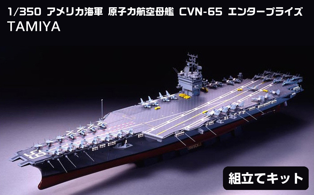 1/350&nbsp;アメリカ海軍&nbsp;原子力航空母艦&nbsp;CVN-65&nbsp;エンタープライズ&nbsp;プラモデル&nbsp;タミヤ&nbsp;TAMIYA