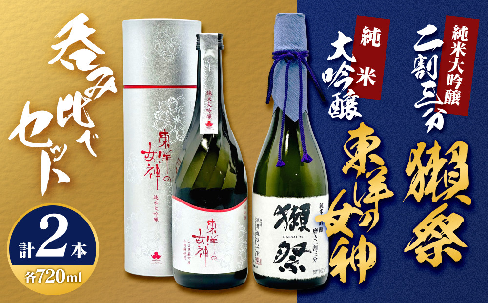 東洋の女神(純米大吟醸)＆獺祭二割三分セット M-19