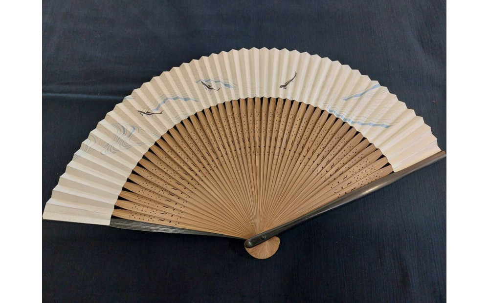 男性用扇子　若鮎