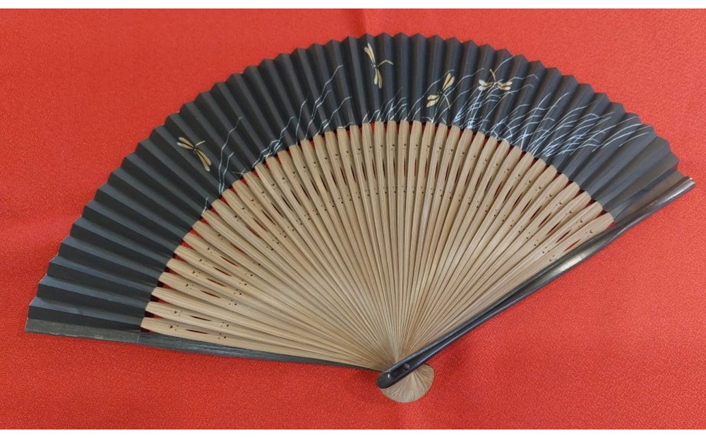 男性用扇子　金トンボ