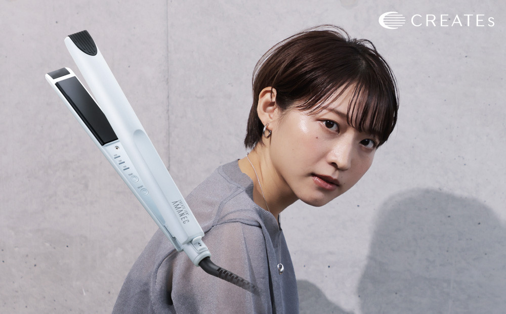 クレイツ ミニストレートアイロン アマネク RCS-D01W  【 美容家電 ストレート おすすめ 家電 】