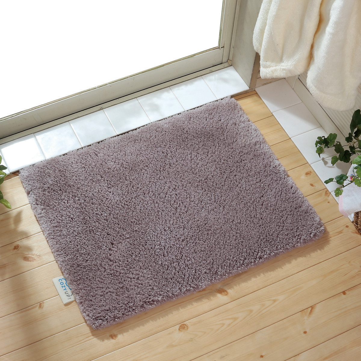 Cozy&nbsp;up!&nbsp;NEO&nbsp;バスマット&nbsp;60×90cm&nbsp;チョコレート