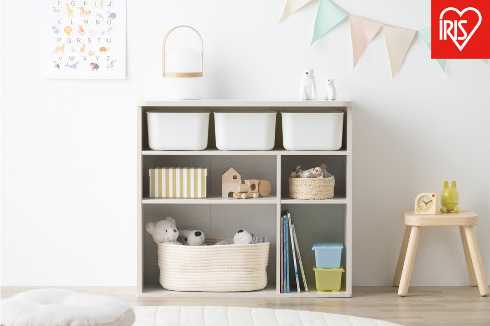 収納棚&nbsp;ラウンドシェルフ&nbsp;RUSR-74S&nbsp;ホワイト