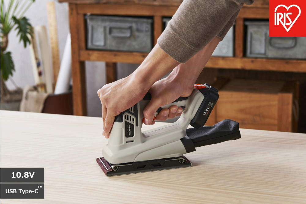 充電式オービタルサンダ１０．８Ｖ&nbsp;JSD919TC&nbsp;サンドベージュ