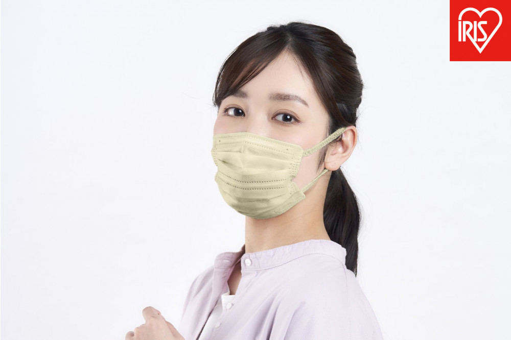 【30枚入り×4箱】マスク&nbsp;ナノエアーマスク&nbsp;ふつうサイズ&nbsp;３０枚入&nbsp;PK-NI30LXQ&nbsp;ペールベージュ