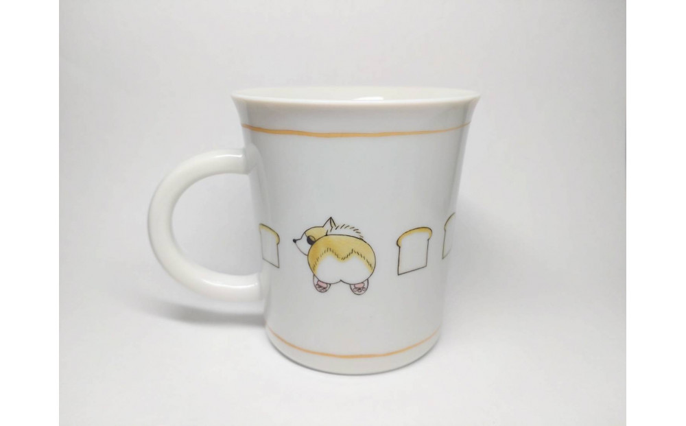 マグカップ&nbsp;おしりパン&nbsp;九谷焼&nbsp;マグカップ&nbsp;雑貨&nbsp;日用品&nbsp;食器&nbsp;テーブルウェア&nbsp;九谷焼&nbsp;日本製&nbsp;和風&nbsp;カラフル&nbsp;デザイン&nbsp;陶器&nbsp;コレクション&nbsp;インテリア&nbsp;食卓用&nbsp;石川&nbsp;金沢&nbsp;北陸&nbsp;復興支援&nbsp;復興応援