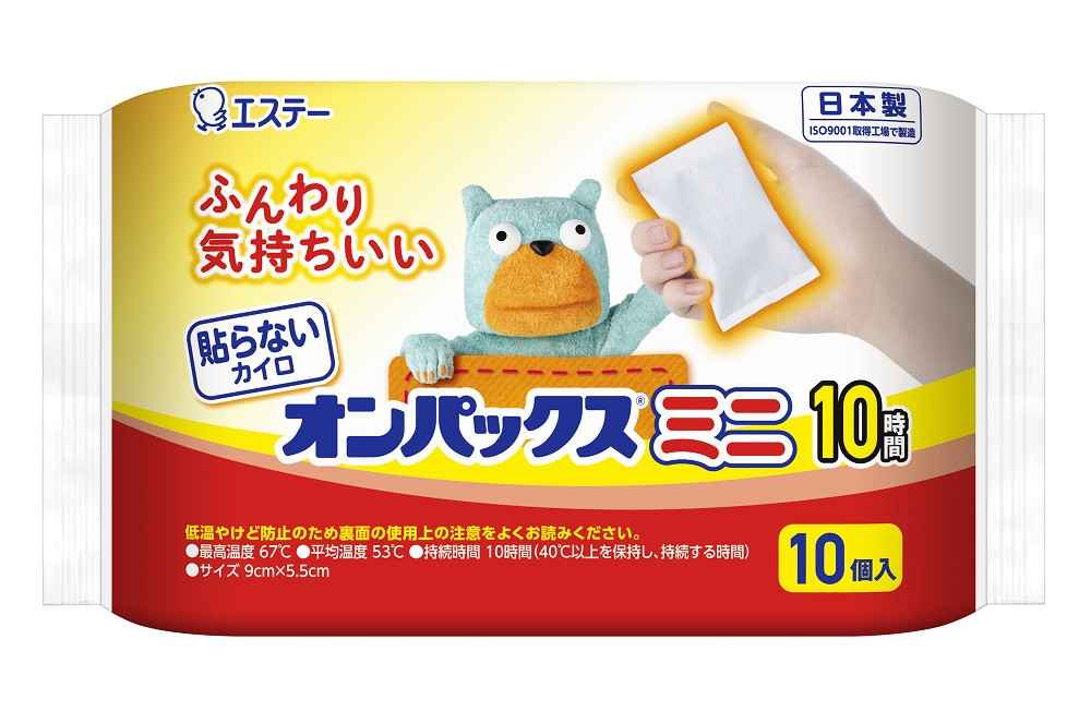 貼らないオンパックスミニ&nbsp;（１０枚入×１２パック）１２０枚セット&nbsp;｜&nbsp;カイロ&nbsp;防寒&nbsp;暖&nbsp;エステー&nbsp;日用品