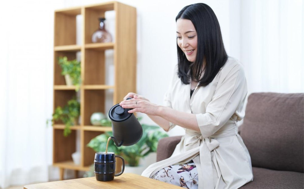 ORORU樽型マグカップ 380ml ブラウン