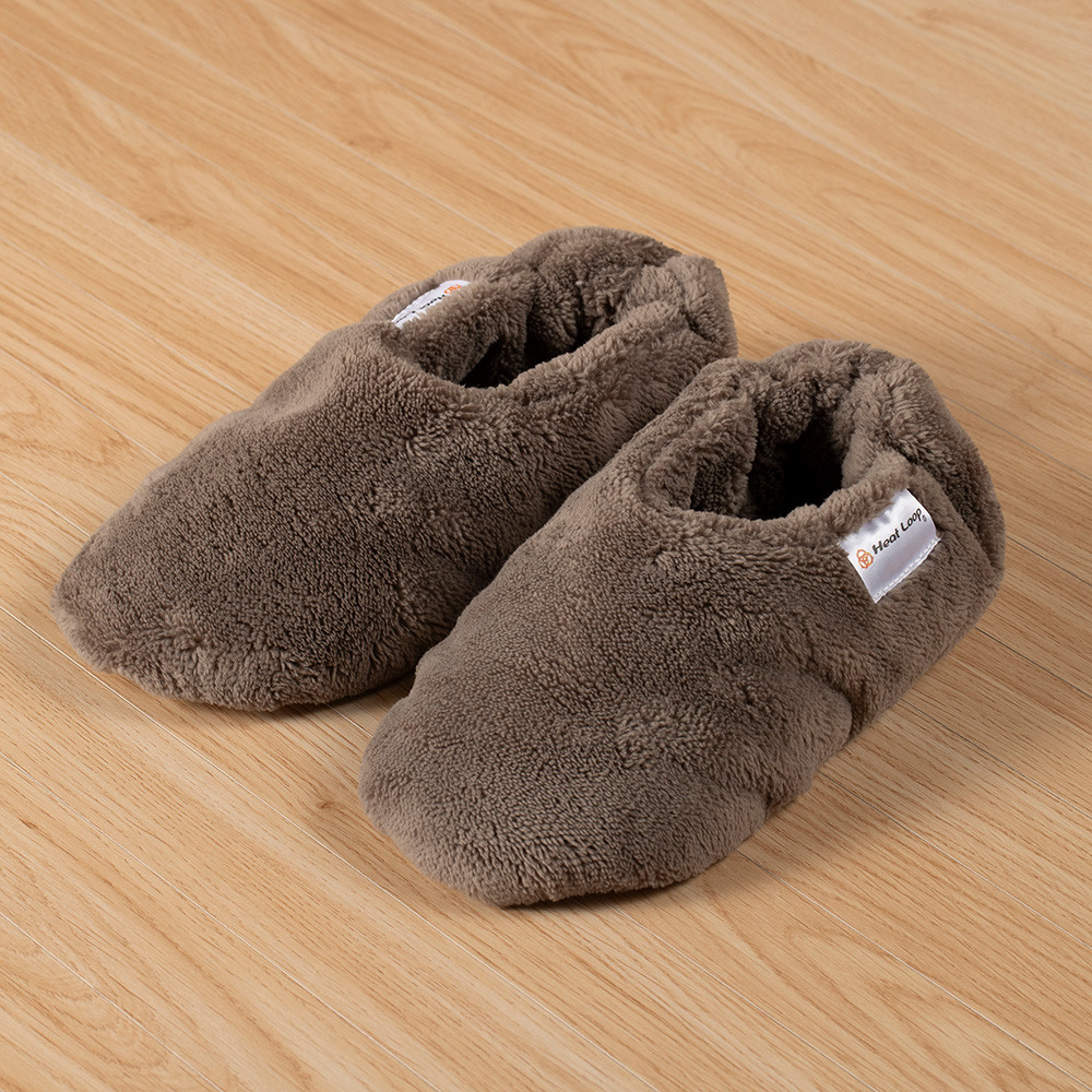 ヒートループ（R）ハイパー&nbsp;ルームシューズ【ブラウン/S-M】_1143211655_02