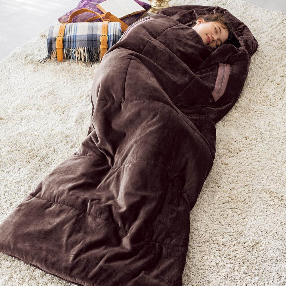 【ディノス限定販売】ヒートループ（R）ハイパー ぬくぬく 寝袋クッション【グレー】_1143211684_01