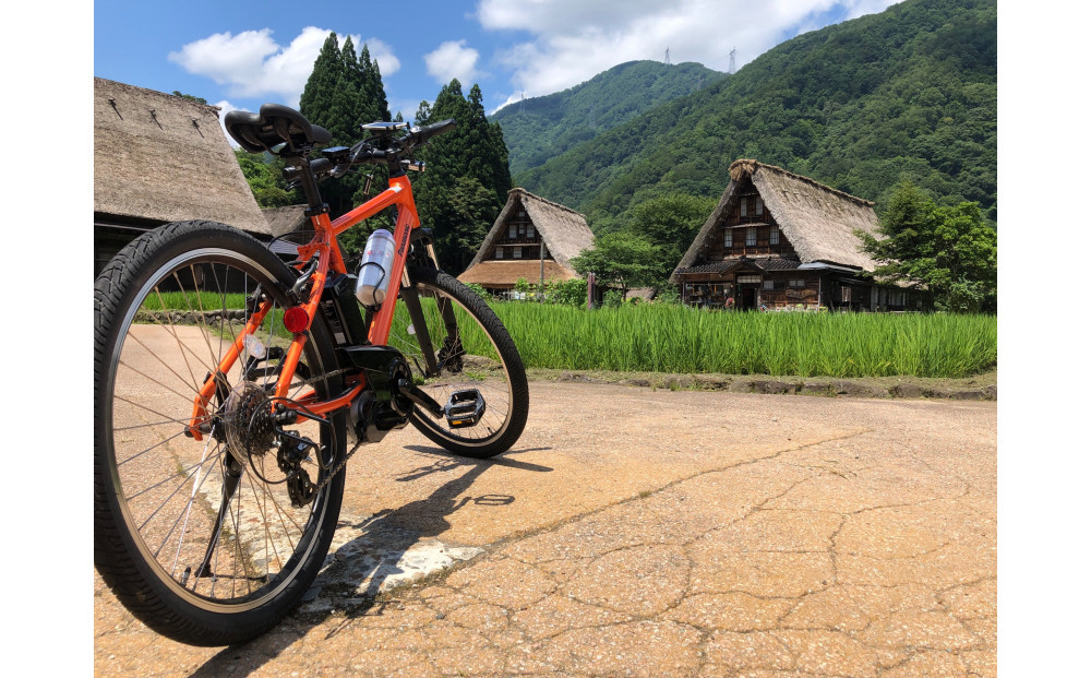 E-bikeで走る！ガイド付きサイクリングツアー ＜世界遺産五箇山サイクリング＞
