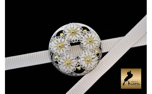 ブローチ・ペンダントトップ兼用【桜花（大）】