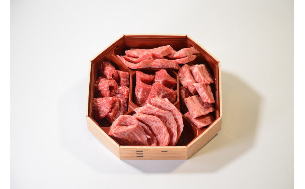 1032.鳥取和牛 5つの部位の希少部位焼肉350g