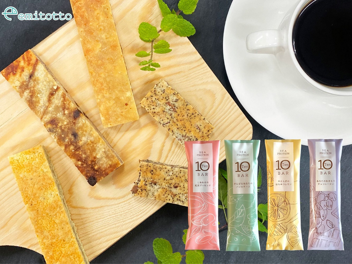 【定期便全4回】鐘崎　魚と大豆のWたんぱく質&nbsp;「シープロテイン10BAR（12本セット）」４種の味を楽しめる