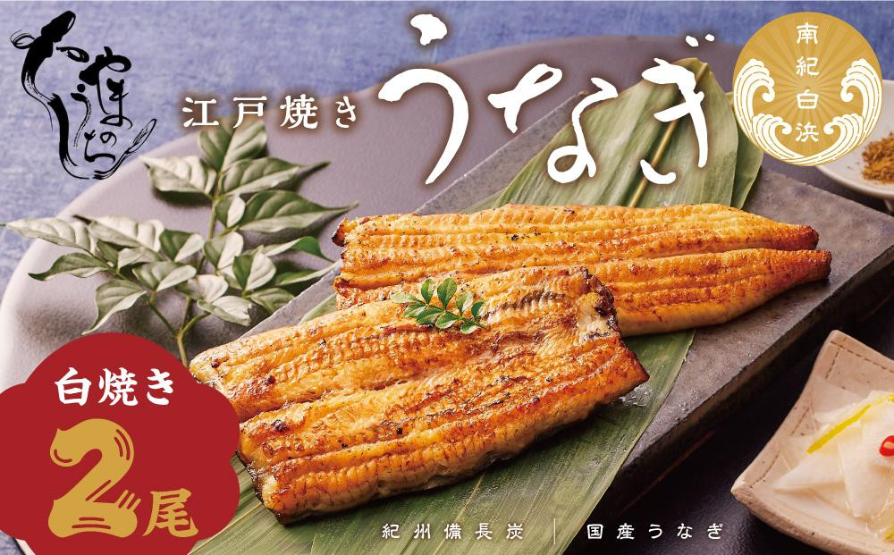【定期便3回 毎月発送】〈うなぎ専門店やまのうち〉江戸焼き うなぎ 白焼き 2尾