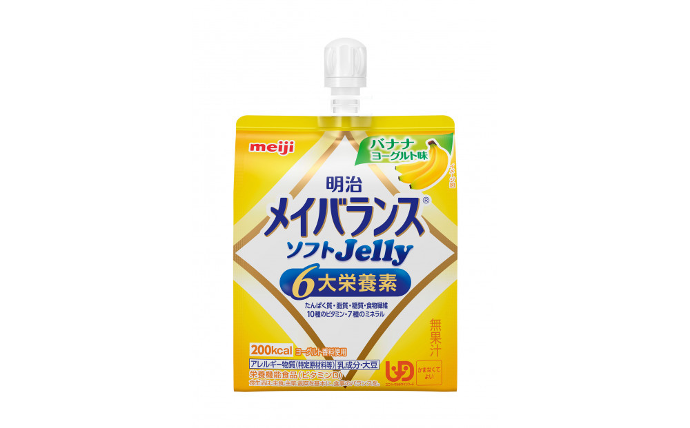 明治メイバランスソフトJellyバナナヨーグルト味125ml×12個
