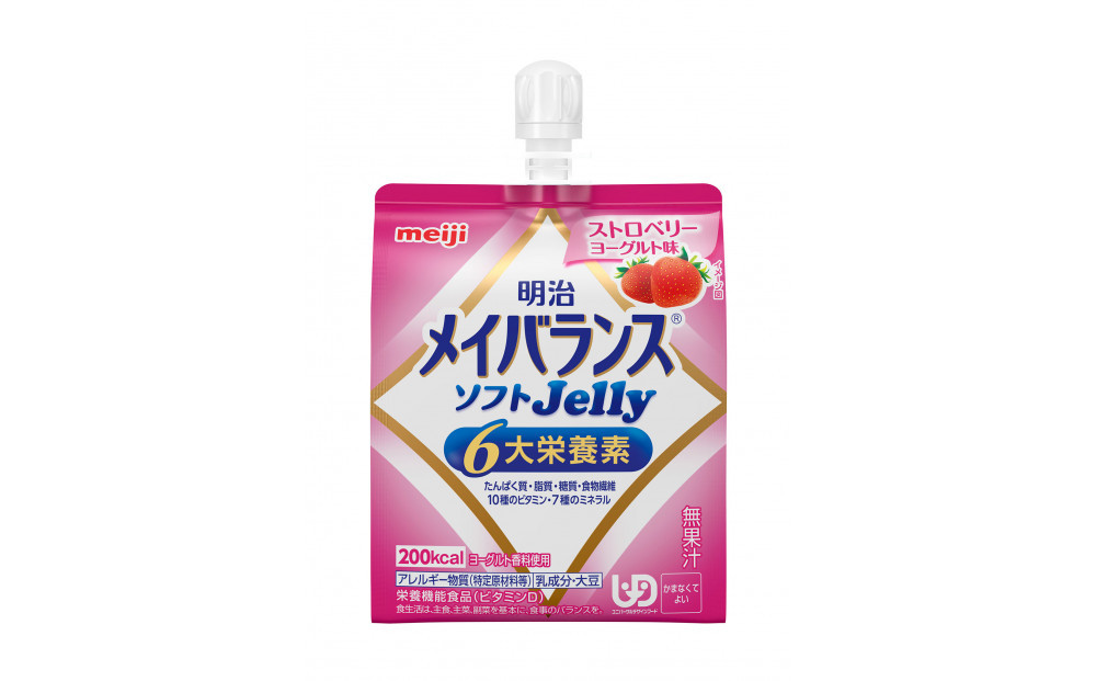 明治メイバランスソフトJellyストロベリーヨーグルト味125ml×12個
