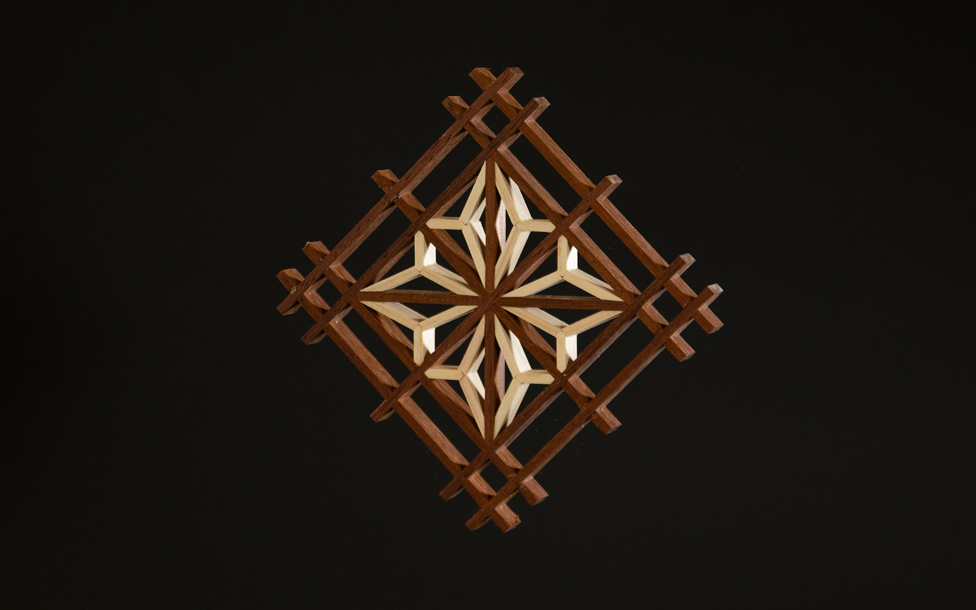 伝統工芸にふれる、組子体験　Dコース（組子コースター）