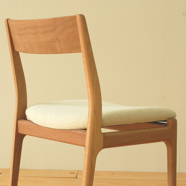 ダイニングチェア&nbsp;オーク無垢材&nbsp;肘無&nbsp;TS-10HO&nbsp;WAプラス&nbsp;大川市