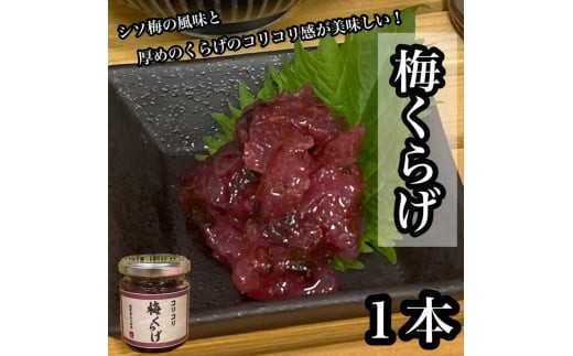 梅くらげ&nbsp;1本【くらげ&nbsp;珍味&nbsp;おつまみ&nbsp;梅しそ&nbsp;惣菜&nbsp;海鮮&nbsp;塩辛&nbsp;珍味&nbsp;お取り寄せ&nbsp;御中元&nbsp;お中元&nbsp;お歳暮&nbsp;父の日&nbsp;母の日&nbsp;贈り物&nbsp;日本酒&nbsp;焼酎】【神奈川県小田原市早川】