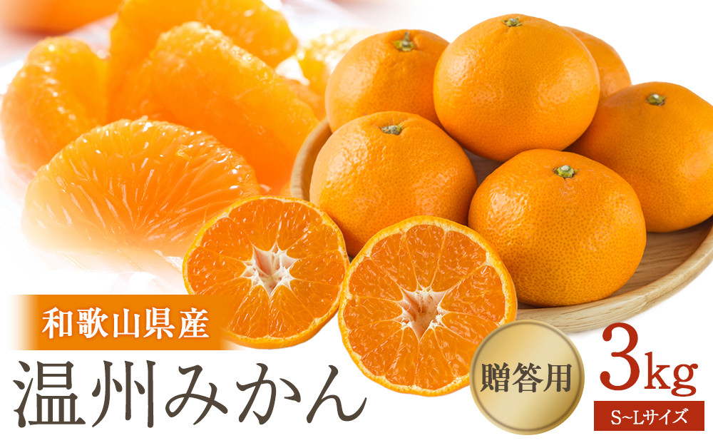 ［先行予約］贈答向け&nbsp;温州みかん&nbsp;約3kg&nbsp;S~Lサイズ混合&nbsp;［2025年11月下旬頃から順次発送予定］