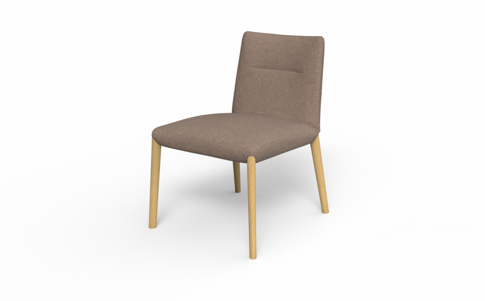 アームレスチェア&nbsp;ELEGA&nbsp;15&nbsp;&nbsp;＜脚＞ナチュラルクリア色&nbsp;HZU-BN_05120