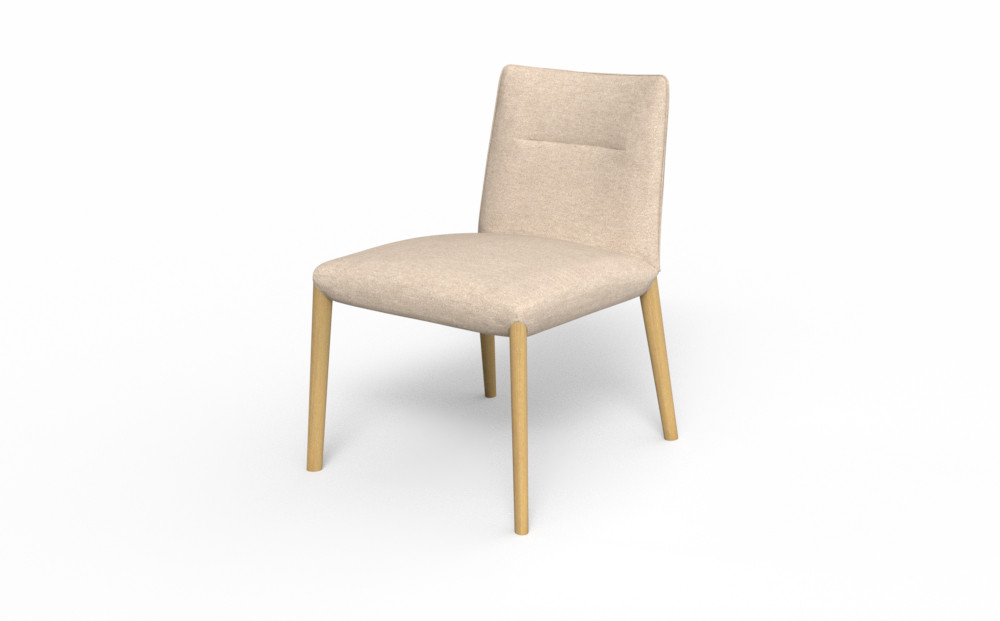 アームレスチェア&nbsp;ELEGA&nbsp;15&nbsp;&nbsp;＜脚＞ナチュラルクリア色&nbsp;HZU-LBN_05125