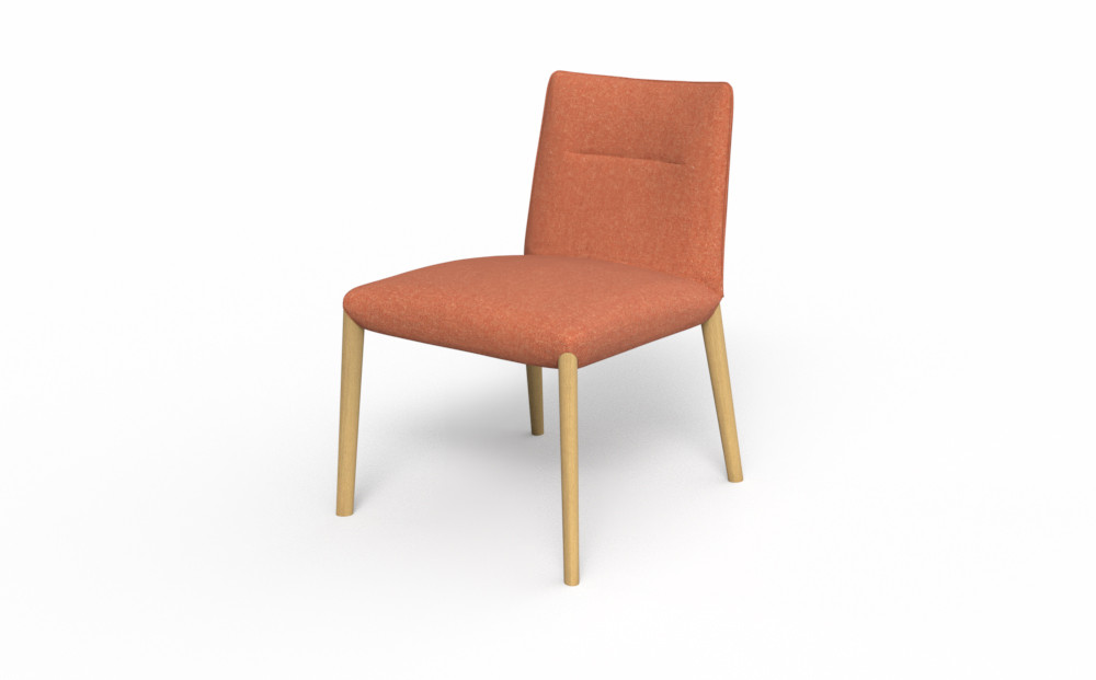 アームレスチェア&nbsp;ELEGA&nbsp;15&nbsp;&nbsp;＜脚＞ナチュラルクリア色&nbsp;HZU-TOR_05128