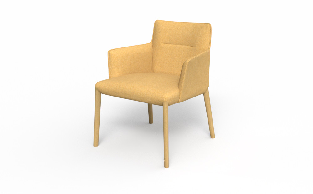 アームチェア&nbsp;ELEGA&nbsp;15&nbsp;&nbsp;＜脚＞ナチュラルクリア色&nbsp;HZU-MYL_05154