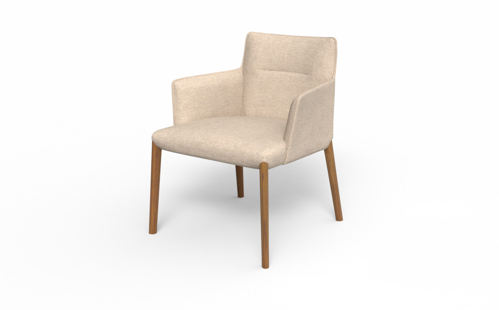 アームチェア&nbsp;ELEGA&nbsp;15&nbsp;&nbsp;＜脚＞マロンブラウン色&nbsp;HZU-LBN_05161