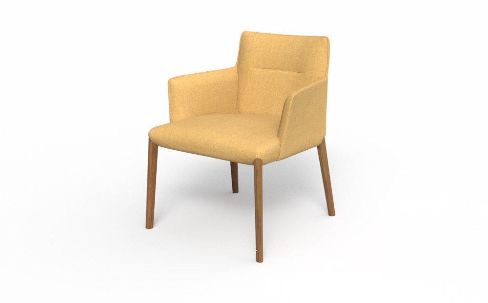 アームチェア&nbsp;ELEGA&nbsp;15&nbsp;&nbsp;＜脚＞マロンブラウン色&nbsp;HZU-MYL_05163