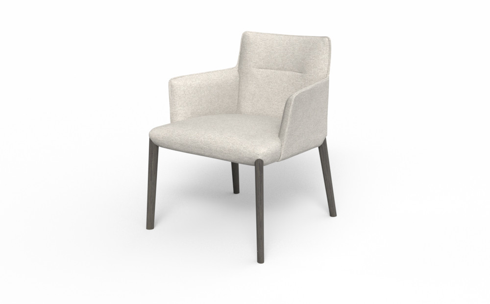 アームチェア&nbsp;ELEGA&nbsp;15&nbsp;&nbsp;＜脚＞チャコールグレー色&nbsp;HZU-LGY_05171