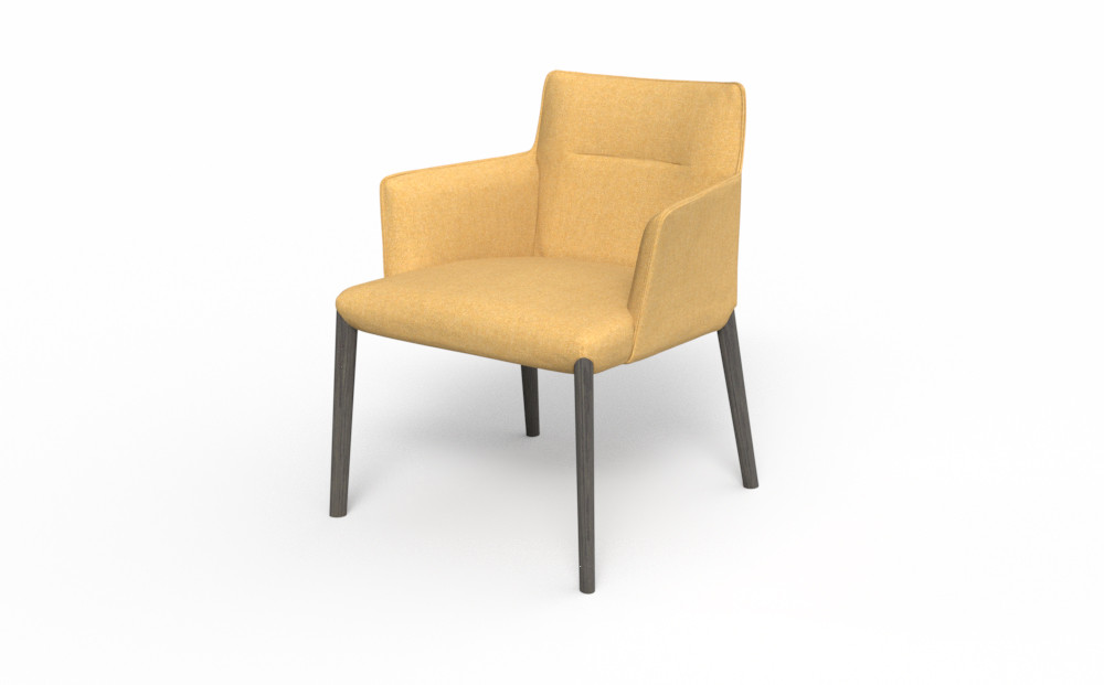 アームチェア&nbsp;ELEGA&nbsp;15&nbsp;&nbsp;＜脚＞チャコールグレー色&nbsp;HZU-MYL_05172