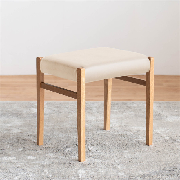 STジャンブル01&nbsp;スツール&nbsp;オーク&nbsp;オールマイティアイボリー&nbsp;1脚&nbsp;単品&nbsp;チェア&nbsp;椅子